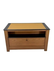 Art Deco Modernist Free-Standing Desk by J.A. Muntendam for L.O.V. Oosterbeek